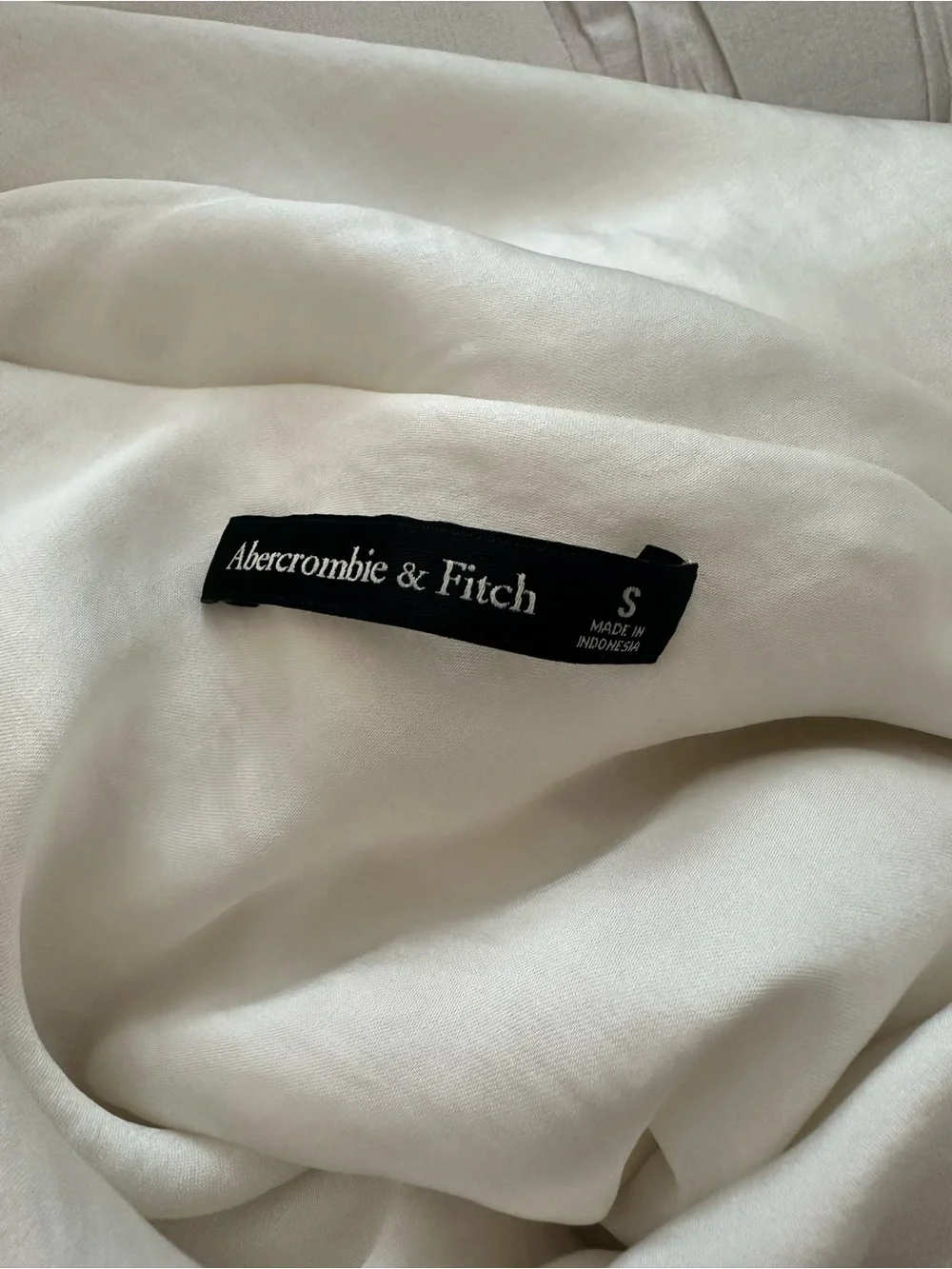Abercrombie & Fitch Faux Pearl Strap Maxi Dress